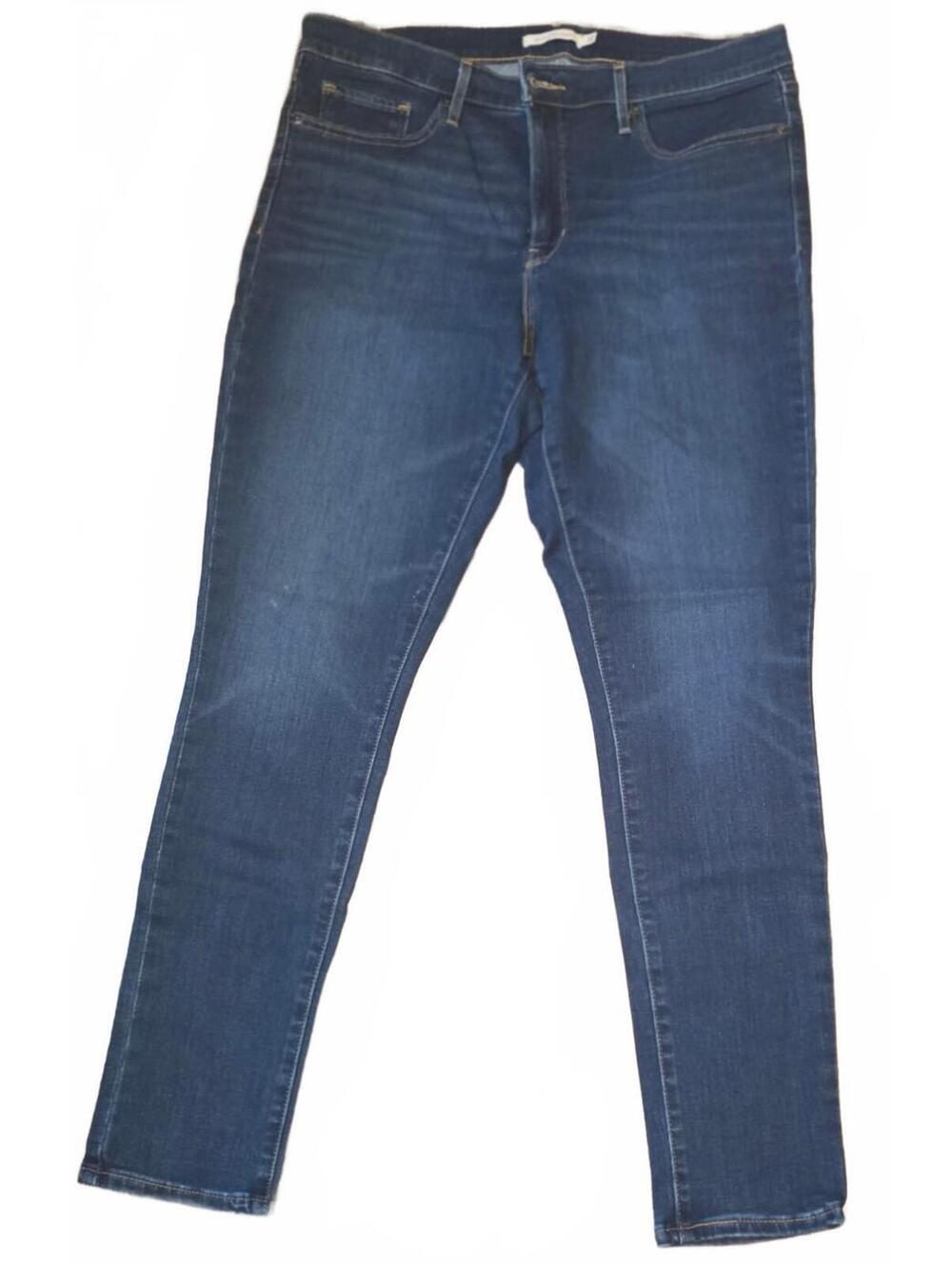 Levi's Women's 311 Shaping Skinny Jeans Size 32W 30L Dark Blue Denim